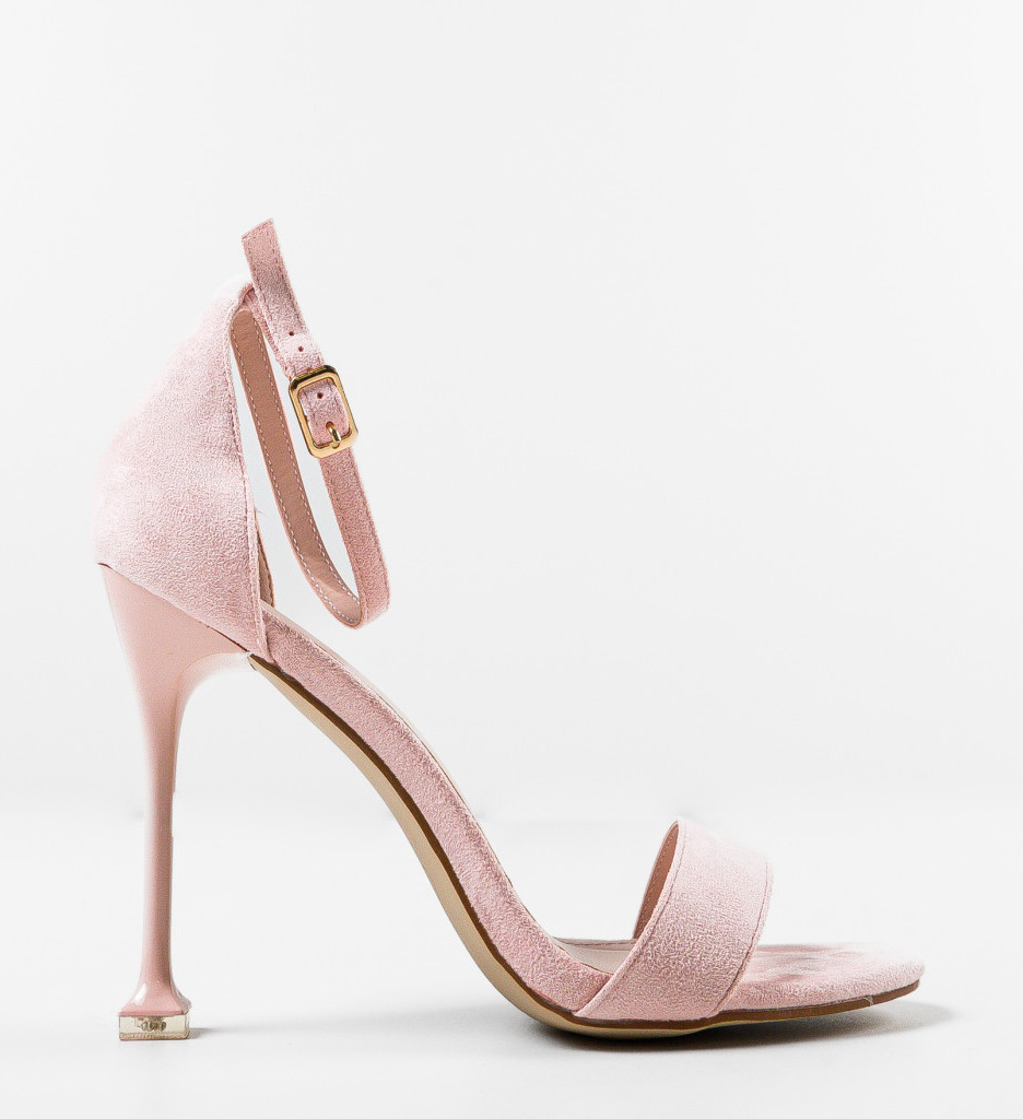 Sandale cu Toc Brock Roz - Eleganță și Stil - imagine 3