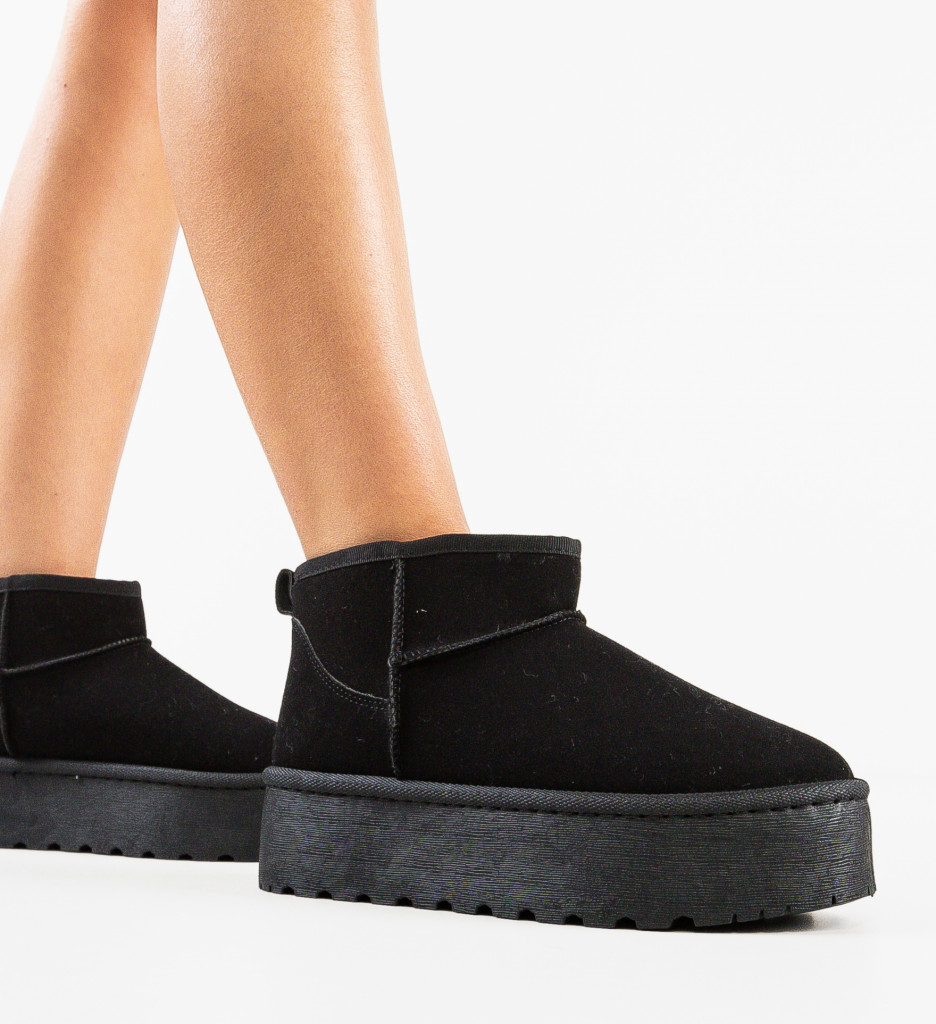 Cizme tip UG Kalyne Negre - Confort și Stil