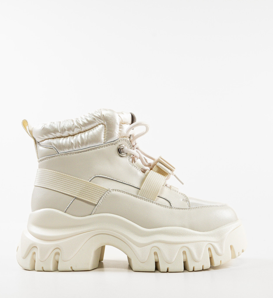Sneakers Gelini Bej - Confort și Stil - imagine 4