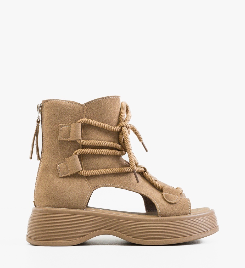 Sandale Dama Manye Khaki – Confort și Stil Casual - imagine 6