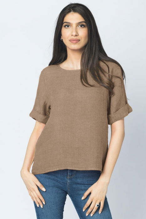 Bluza Eleganta din In Camel | Shopika