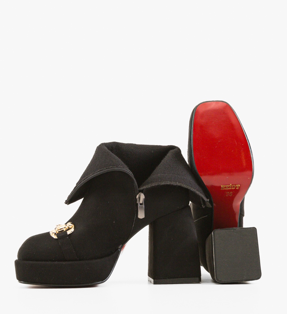Botine Dama Negre Fersace | Stil Versatil - imagine 7