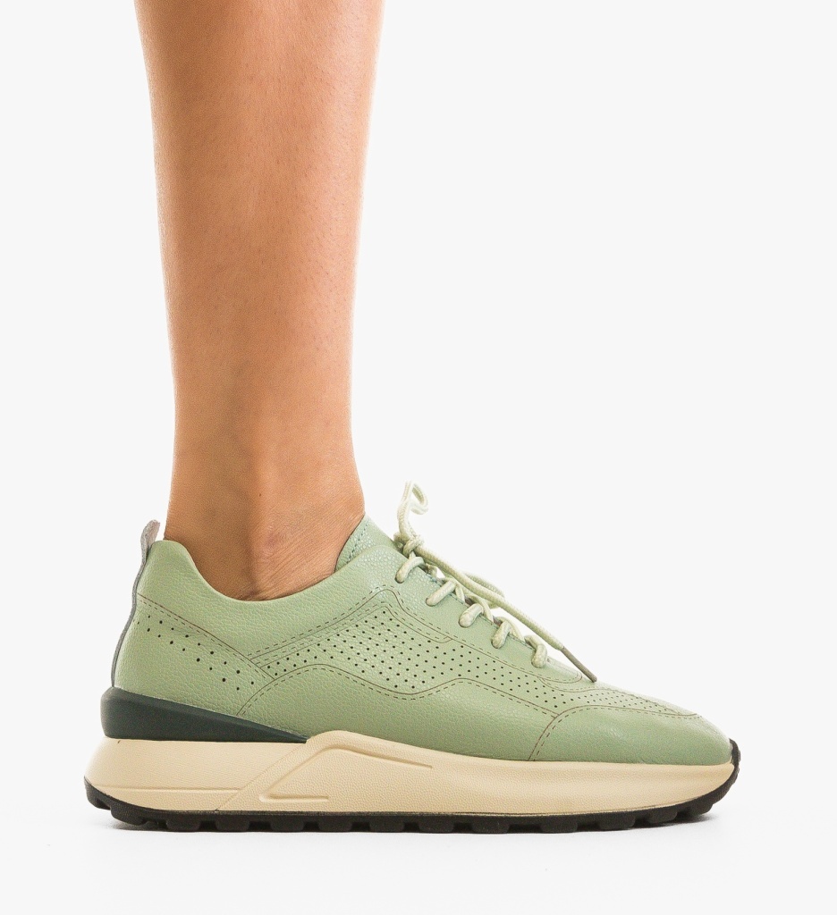 Sneakers Dama Tuyaa Verzi - Confort și Stil - imagine 6