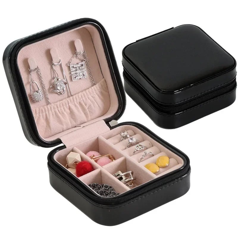 Cutie Organizator Bijuterii Meliora AC038, Negru Mat
