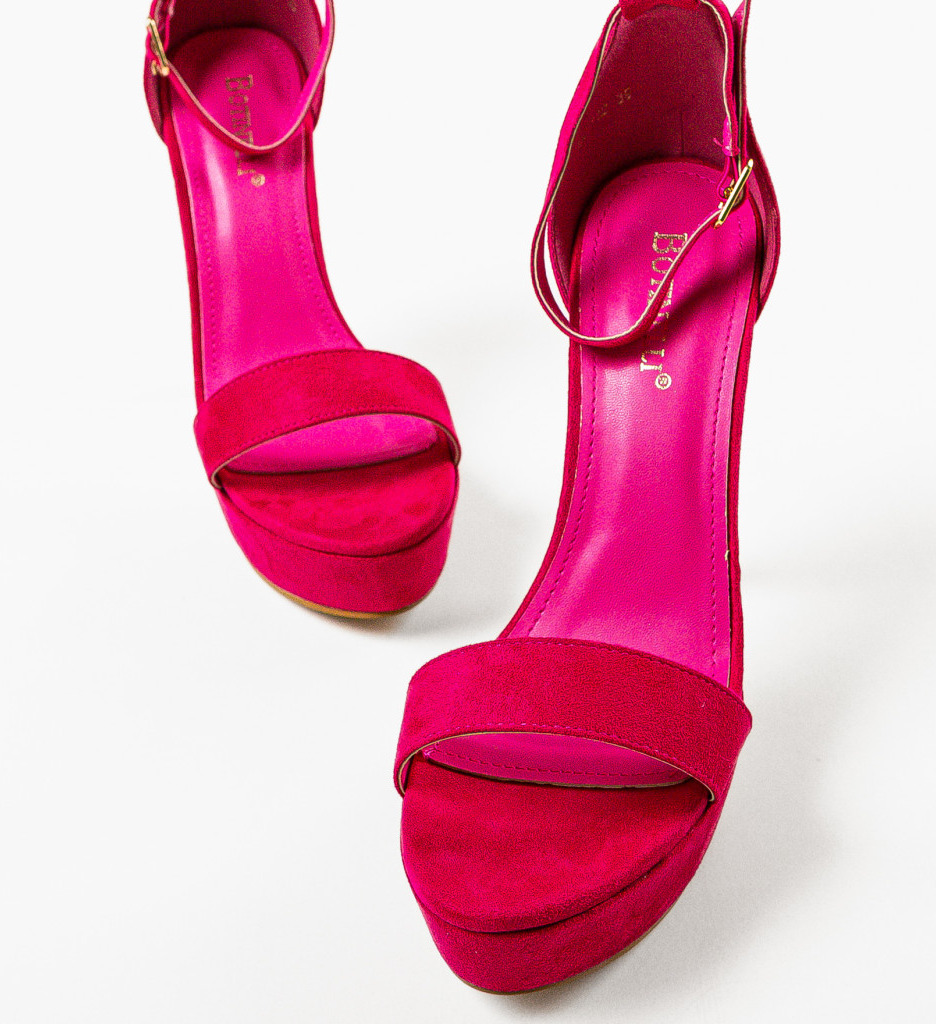 Sandale Olink Fuchsia - Eleganță și Stil - imagine 6