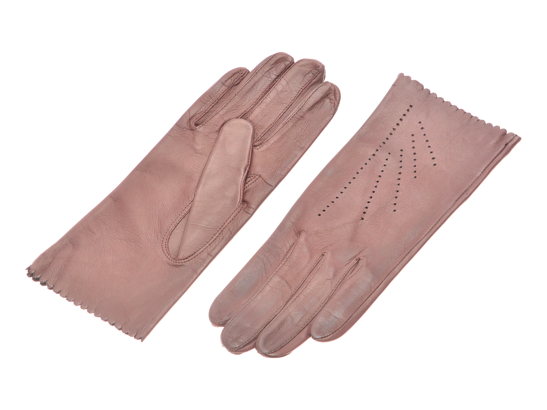 Manusi Epica Elegante din Piele Visinie
