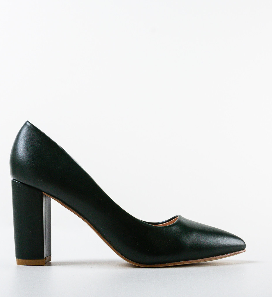 Pantofi cu Toc Pauline Verzi | Eleganță Asigurată - imagine 4