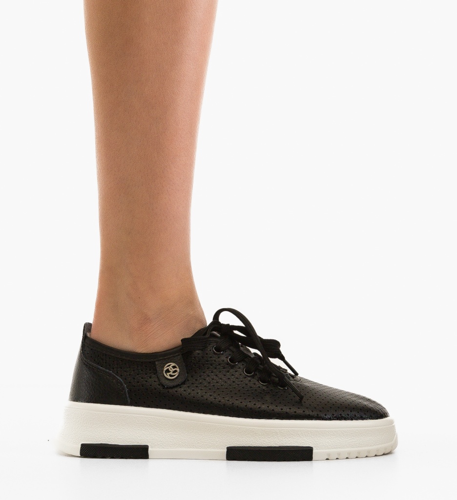 Pantofi Ygrysha Negri: Confort și Stil Casual - imagine 3