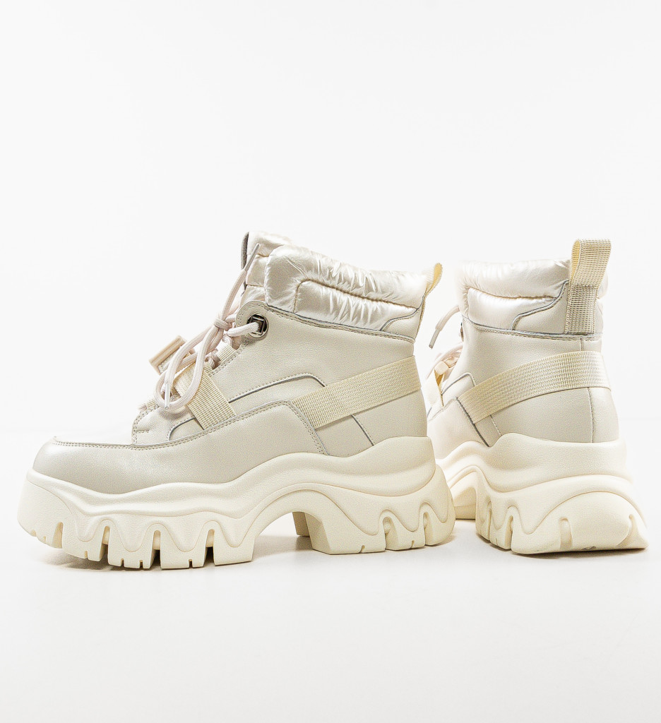 Sneakers Gelini Bej - Confort și Stil - imagine 6