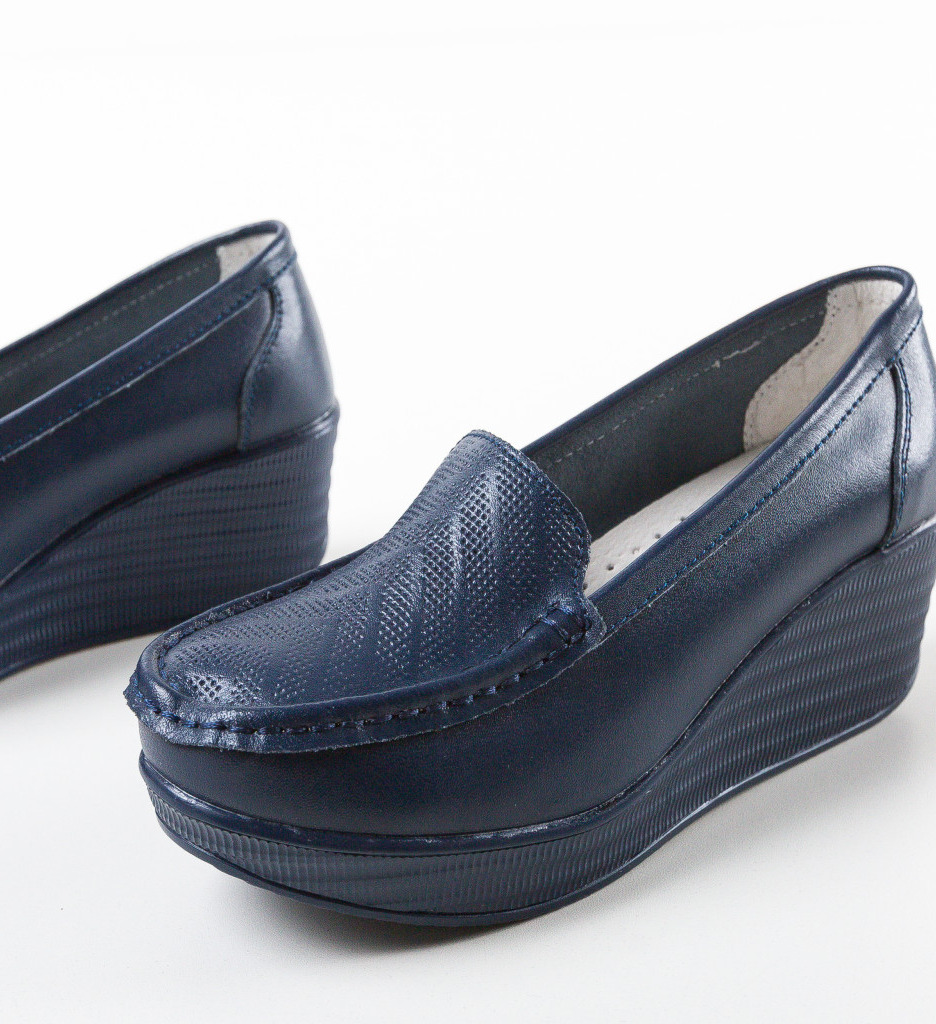 Pantofi Casual Ely Bleumarin - Confort și Stil - imagine 6