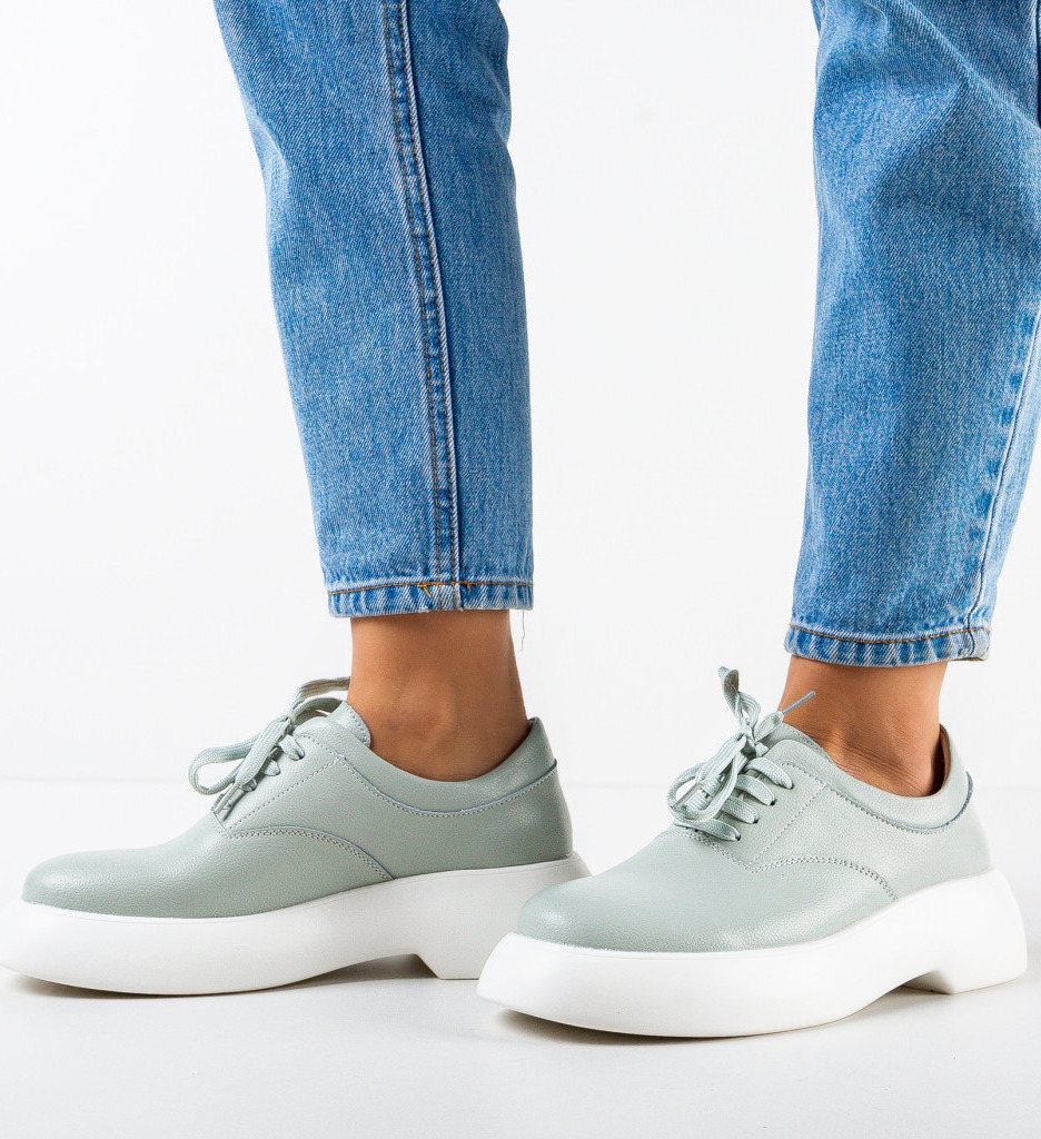 Pantofi Casual Dama Alix Gri - Confort și Stil - imagine 2
