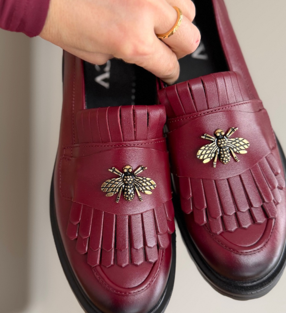 Pantofi Casual Dama Zenin Grena Eleganți - imagine 3