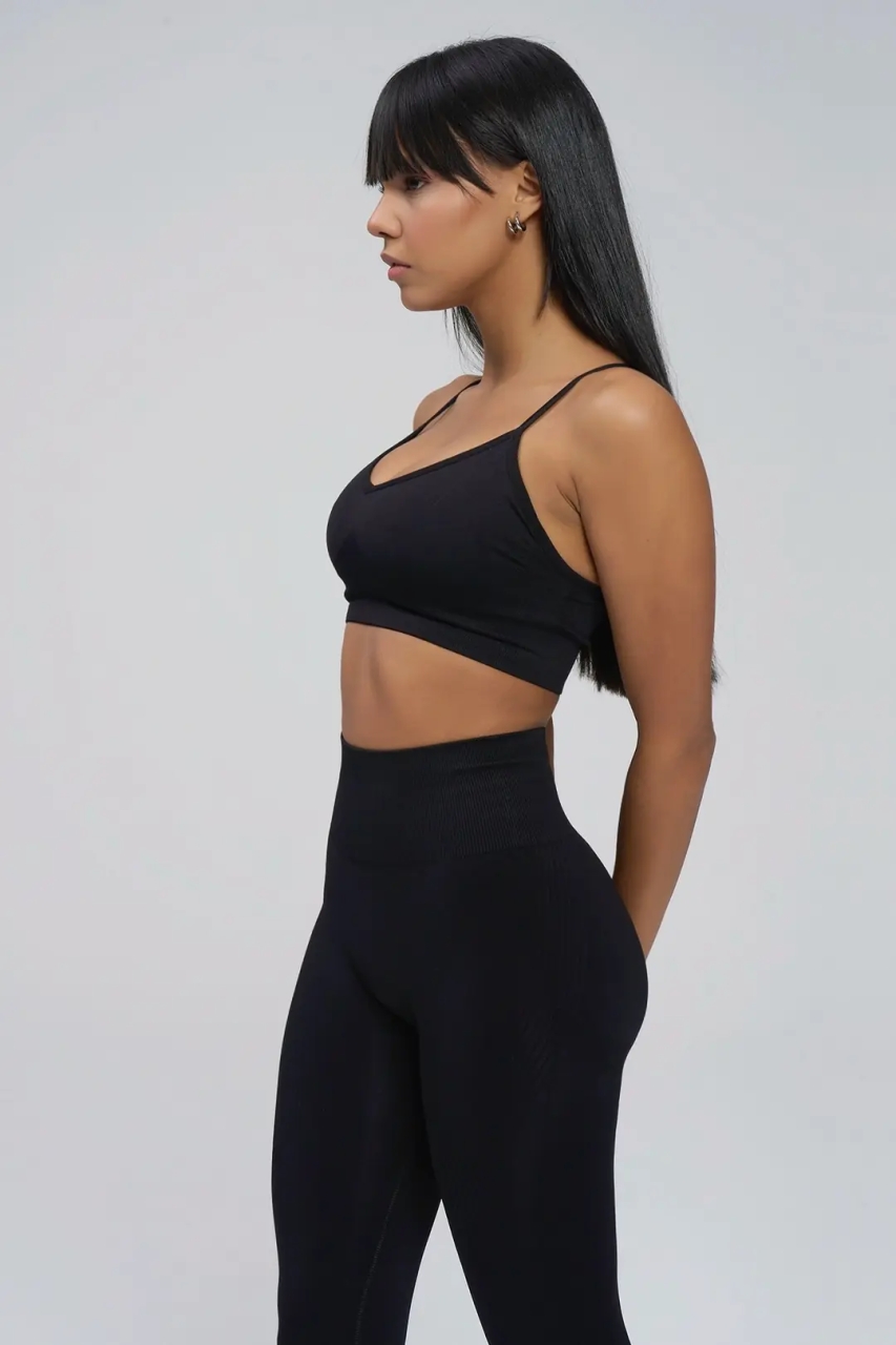 Bustieră Sport Push-Up cu Bretele Versatile Marquise - imagine 4