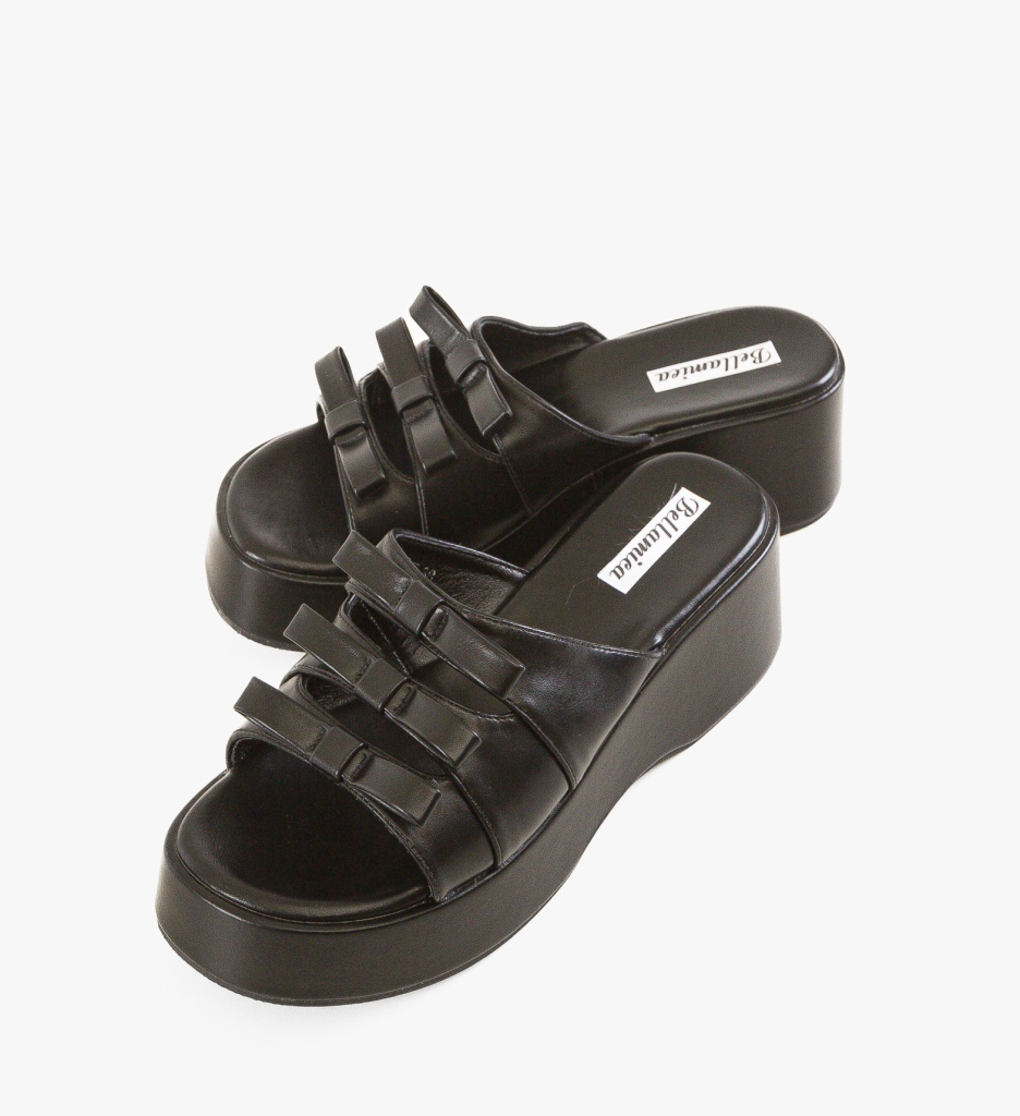 Sandale Platforme Anisa Negre | Eleganță Maximă - imagine 5