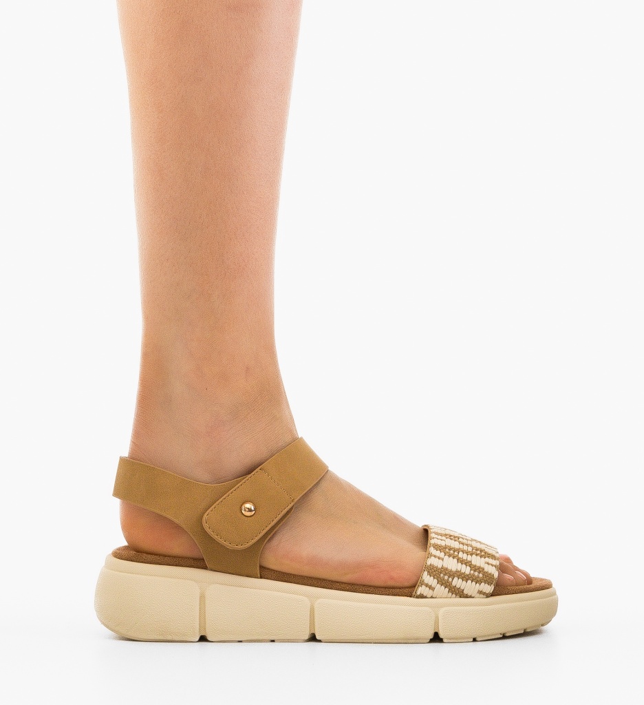Sandale Dama Feciulia Khaki | Confort și Stil - imagine 6