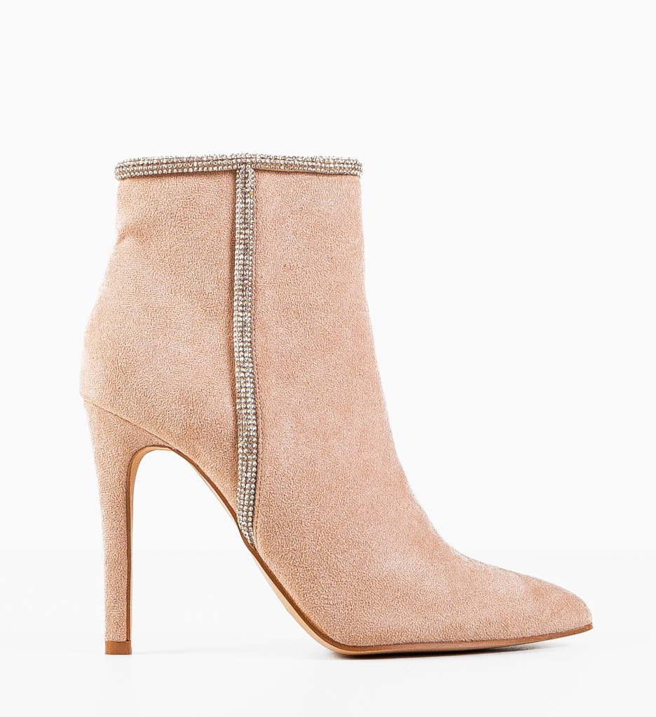 Botine Dama Mwen Nude - Eleganță Zilnică - imagine 3
