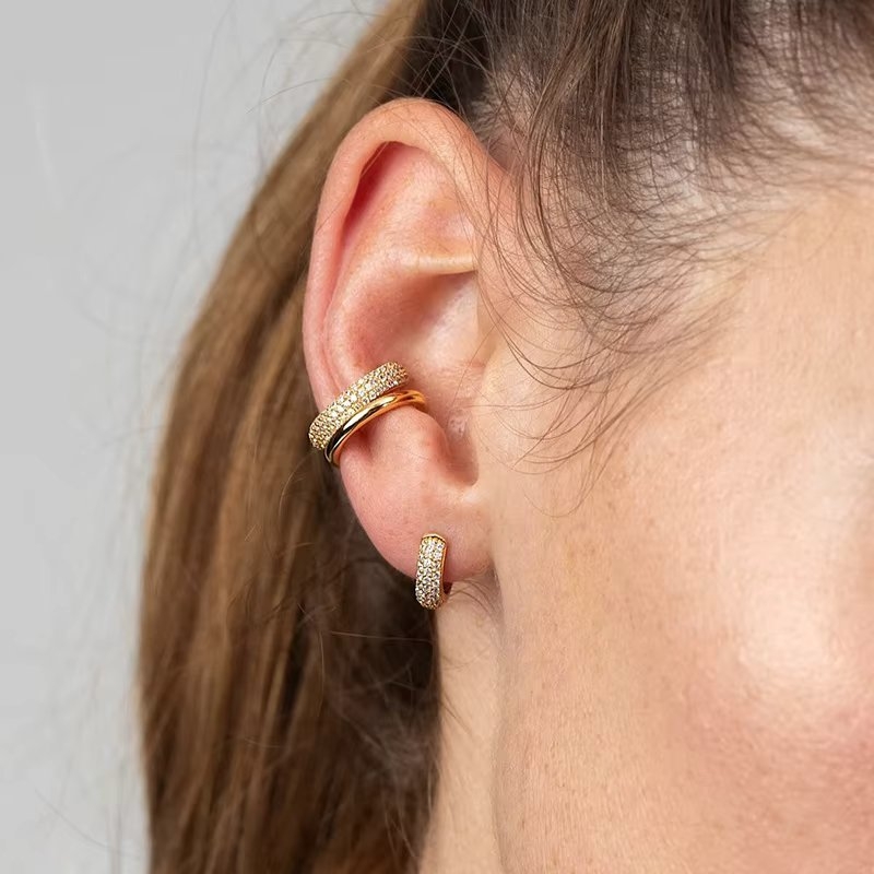 Cercel Ear Cuff Argint 925 Delis | Eleganță Aurie - imagine 4