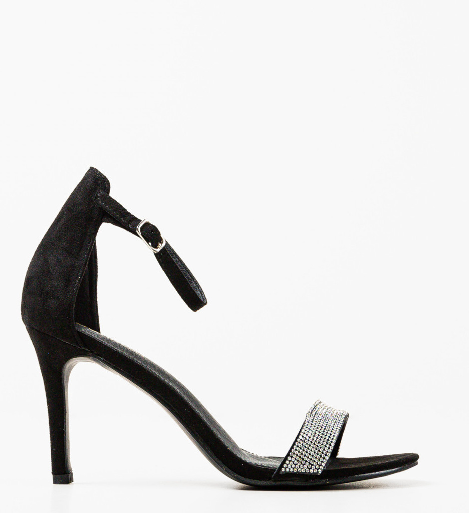 Sandale cu Toc Kandrev Negre - Eleganță și Stil - imagine 5