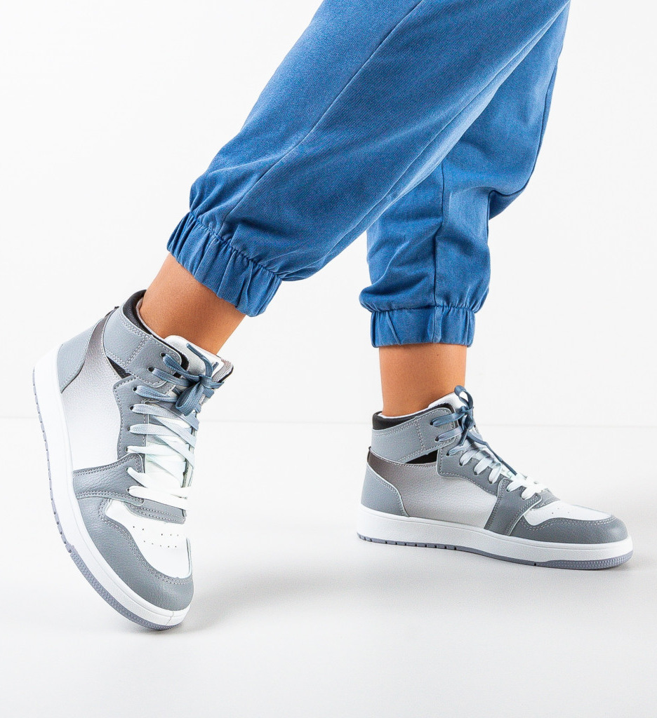 Sneakers Dama Galvan Gri - Confort & Stil - imagine 3