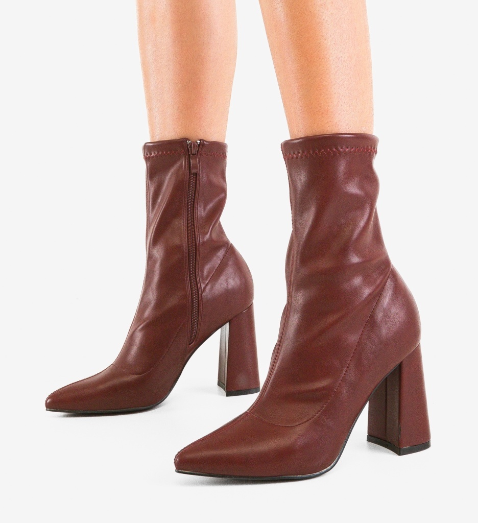 Botine Dama Lopedia Grena | Eleganță Asigurată