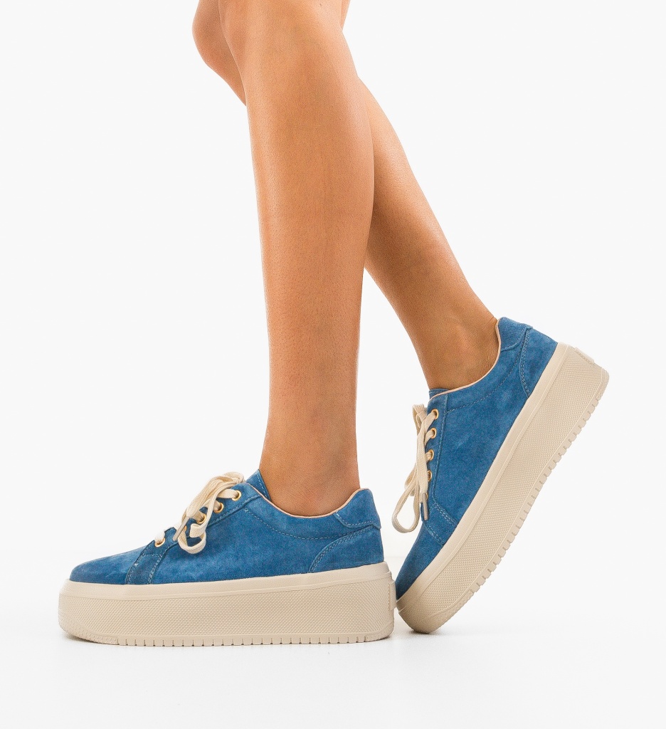 Sneakers Daravo Dama Albastri | Confort și Stil - imagine 4