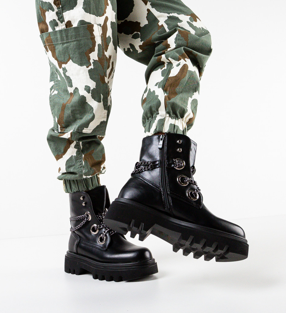 Ghete Dama Tyler Negre | Stil si Confort