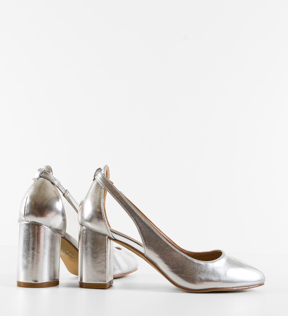 Pantofi Argintii Adriama - Eleganță și Stil - imagine 7