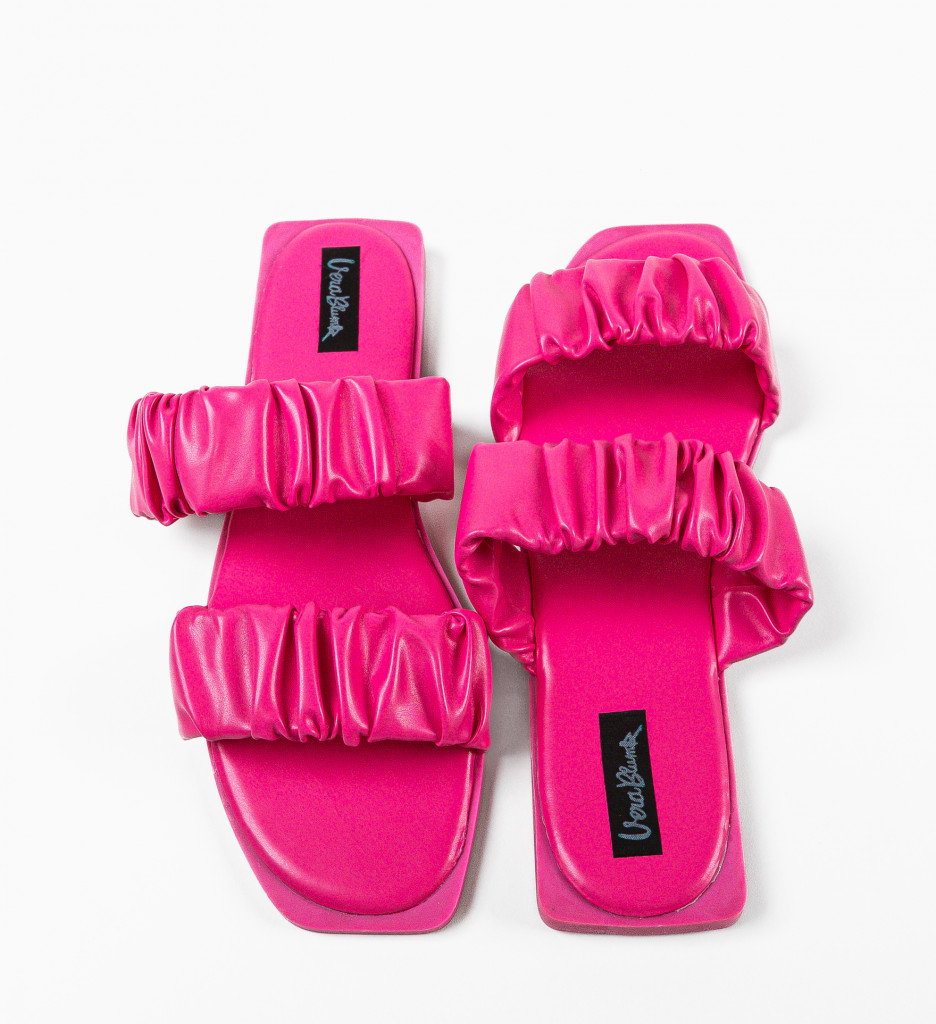 Papuci Dama Grigor Fuchsia - Eleganță și Confort - imagine 6