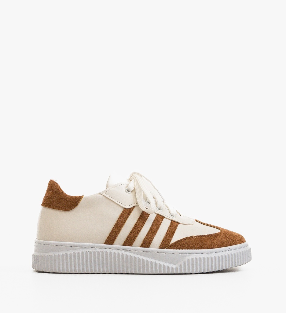 Sneakers Dama Crimson Albi | Confort și Stil - imagine 5