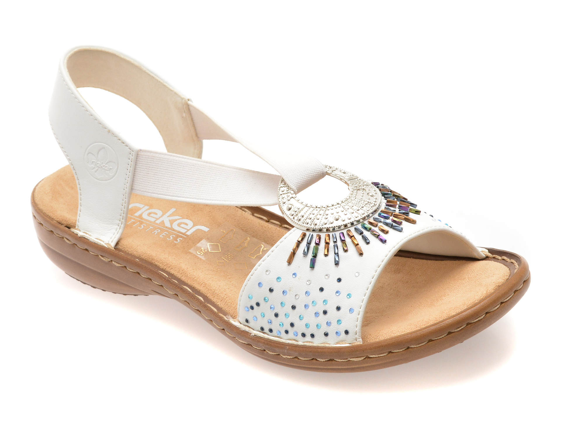 Sandale Rieker Albe 60880 Piele Ecologică Confortabile