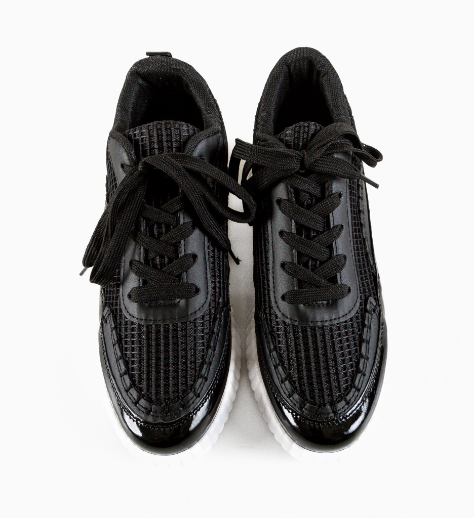 Pantofi Sport Duffy Stein Negri - Confort Superior - imagine 8