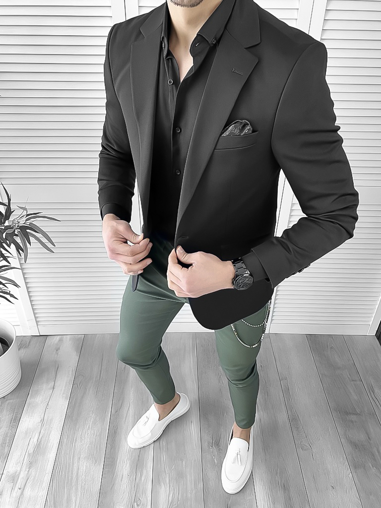 Costum Barbati Smart Casual 3 Piese Versatil