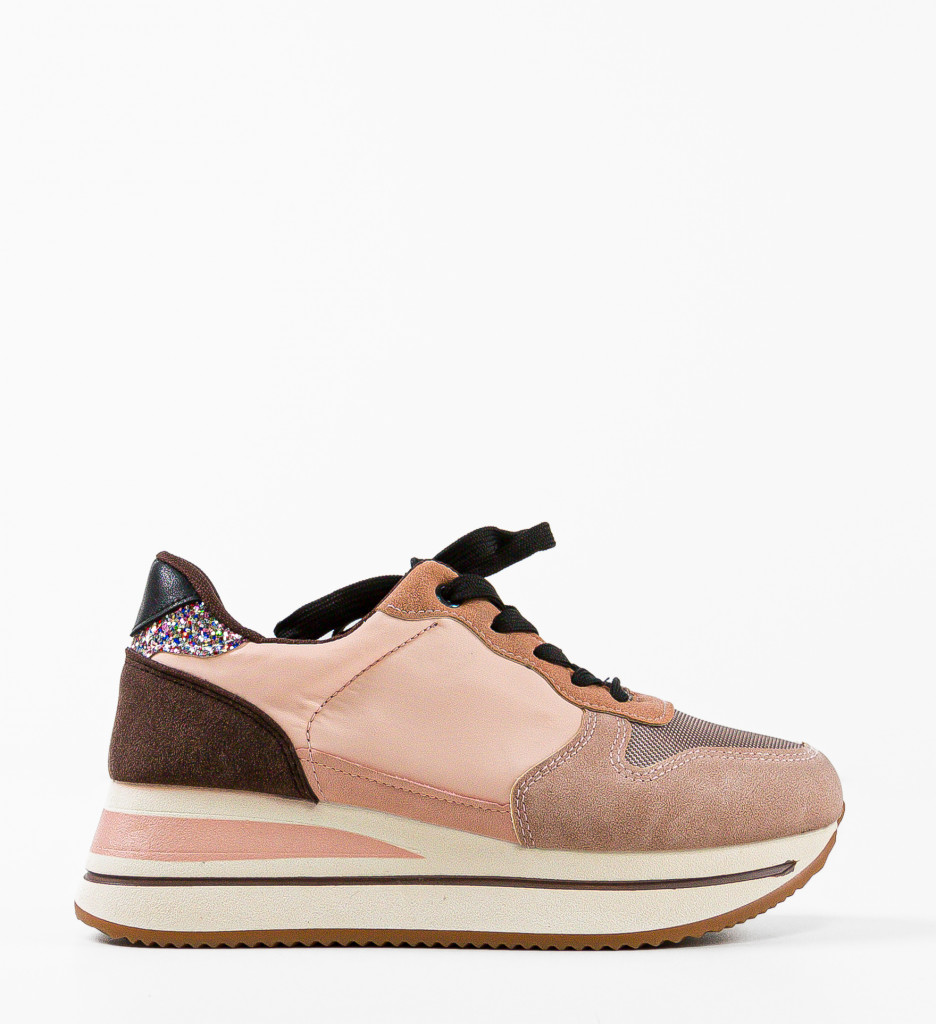 Sneakers Dama Dyonyos Roz - Confort și Stil - imagine 5