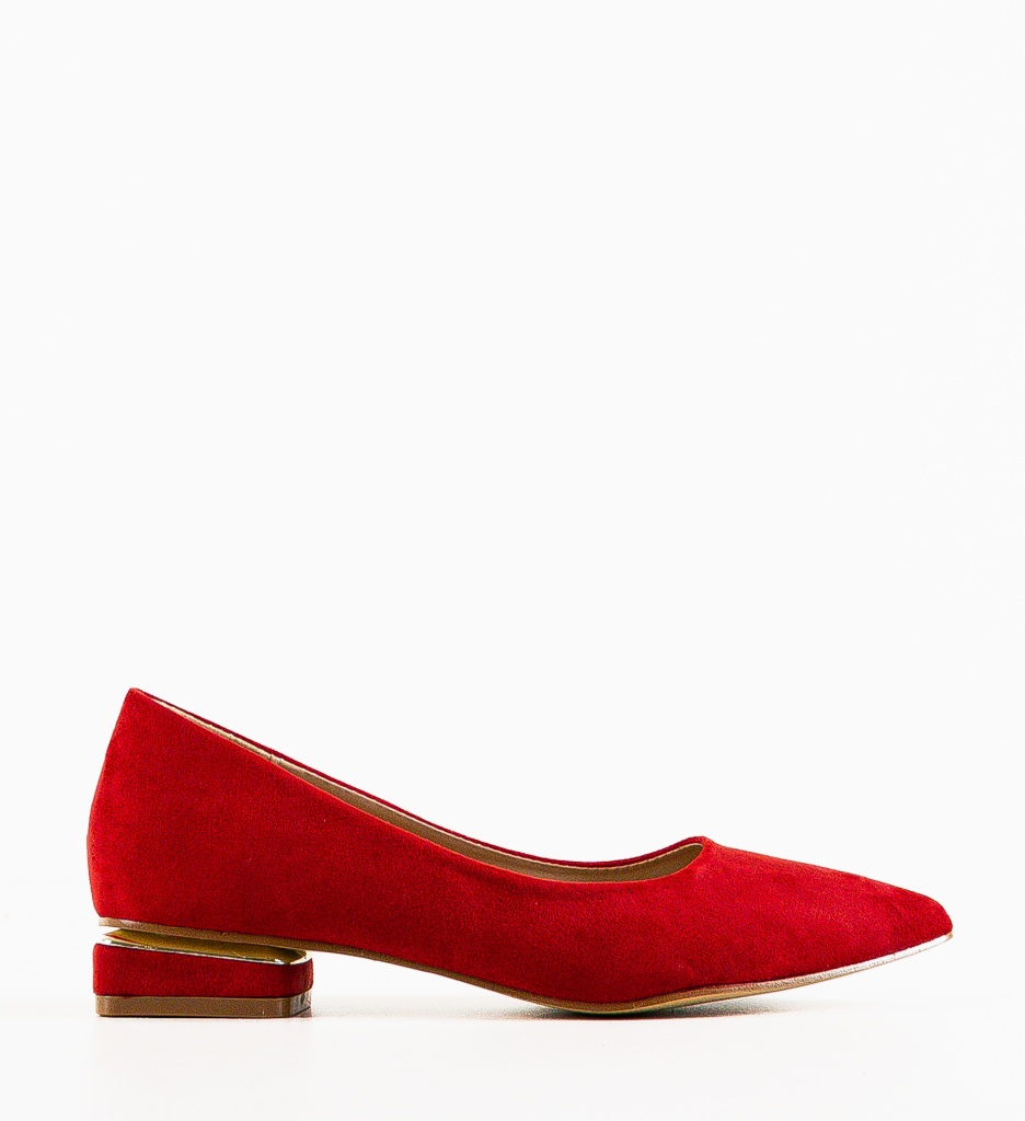Balerini Dama Rosii Chira - Confort și Eleganță - imagine 4