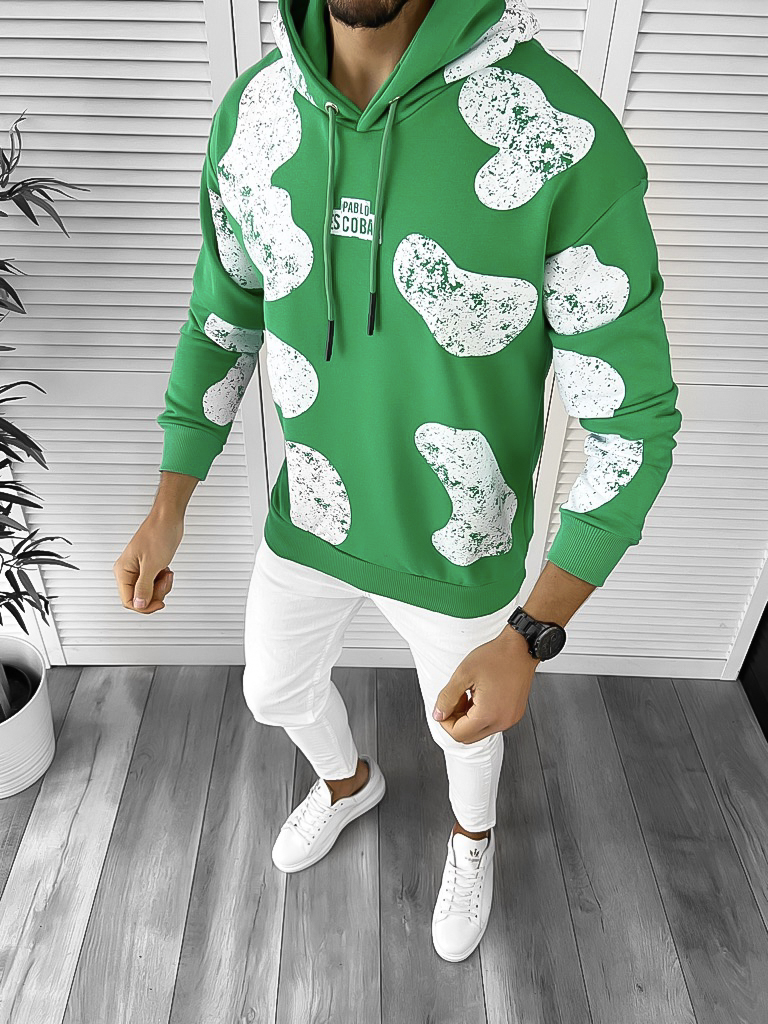 Hanorac Slim Fit Verde Barbati | Calitate Premium
