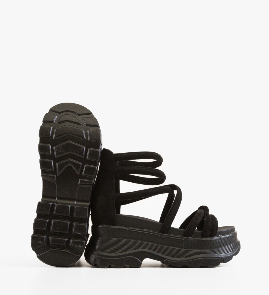 Platforme dama Klara Negre - Eleganta si Stil - imagine 2