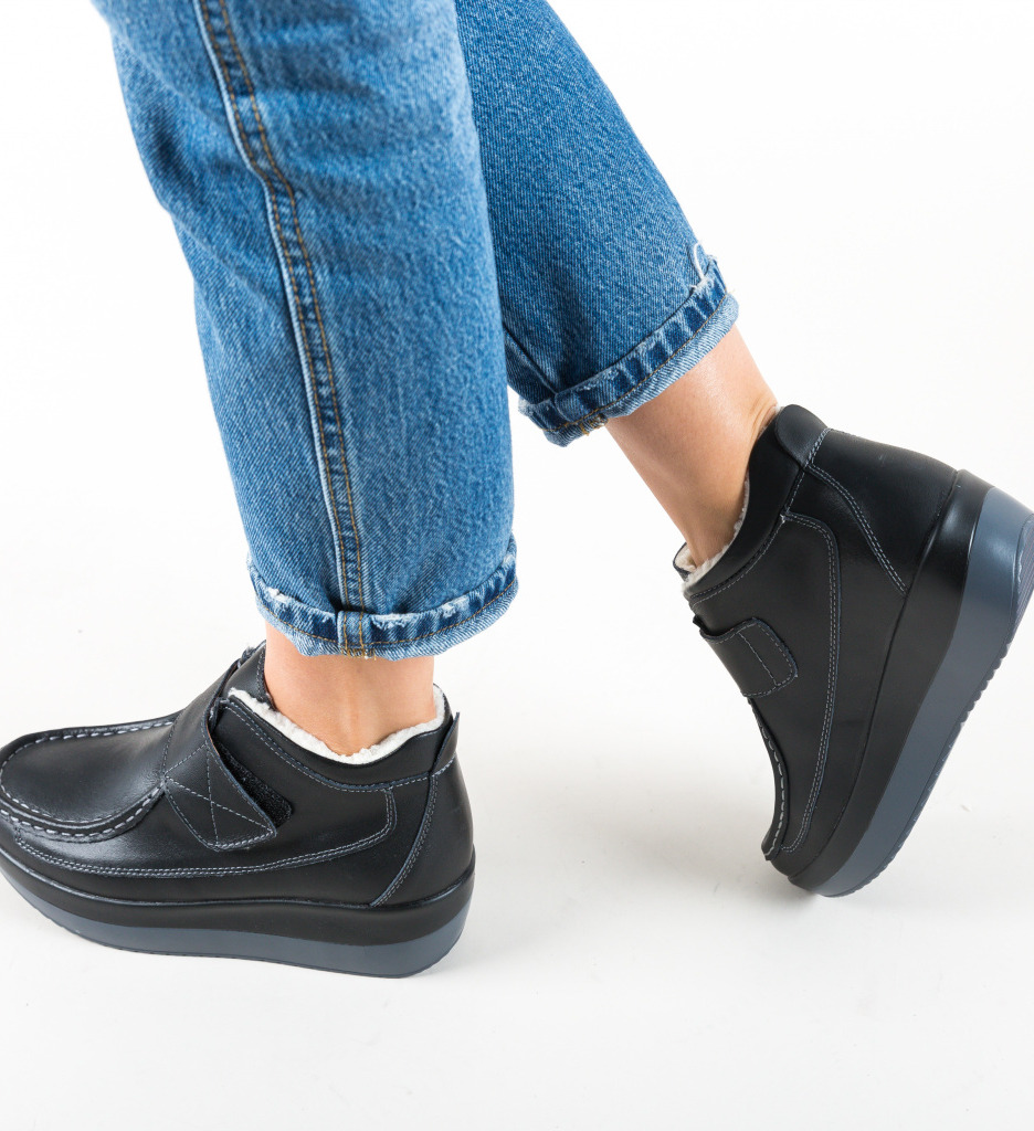 Pantofi Jistry Negri | Stil și Confort Urban - imagine 4