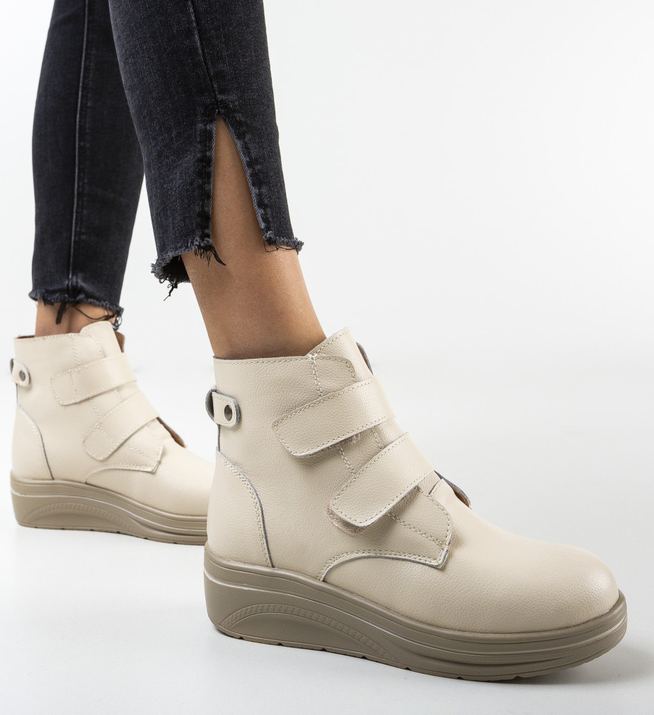 Pantofi Casual Jabal Bej | Confort & Stil - imagine 4