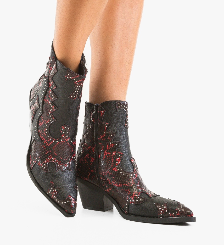 Botine Dama Grena Ketek - Eleganță și Stil - imagine 5