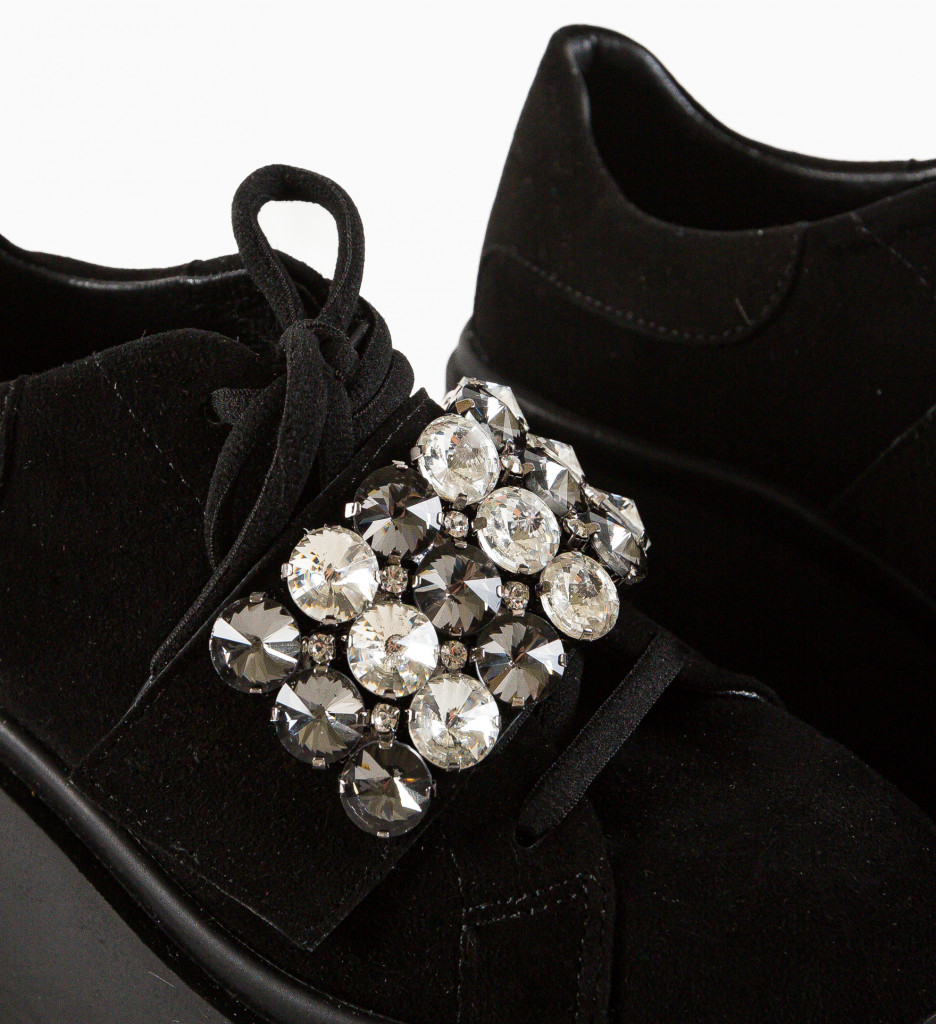 Pantofi Casual Alma Negri | Confort Zilnic - imagine 8