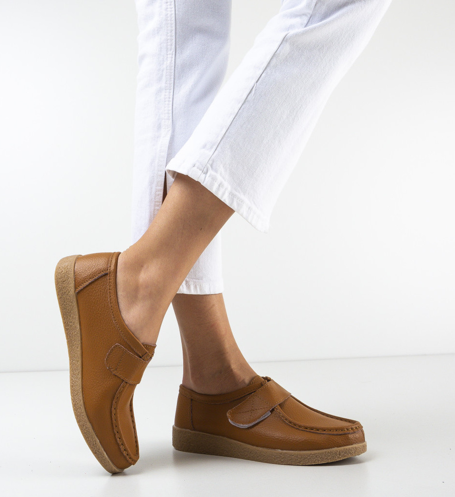 Pantofi Casual Monta Camel - Eleganță și Confort - imagine 3