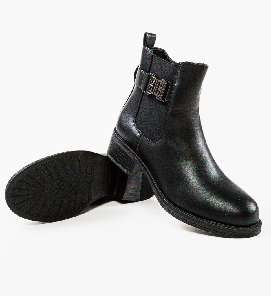 Ghete Dama Negre Saira | Eleganță și Confort - imagine 7