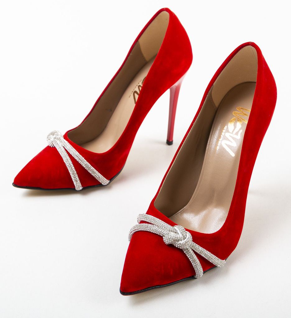 Pantofi Casette Rosii Eleganți și Confortabili - imagine 6