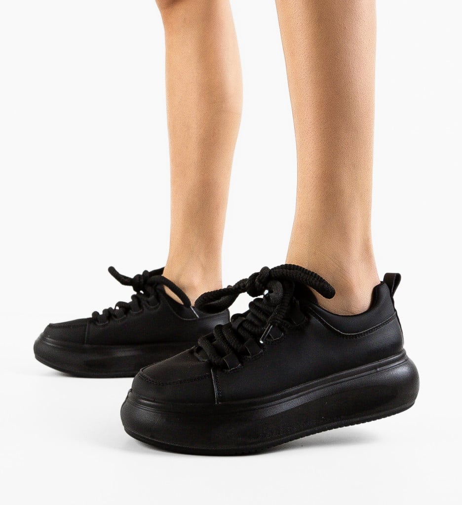 Sneakers Dama Weleu Negri | Stil Urban si Confort - imagine 9