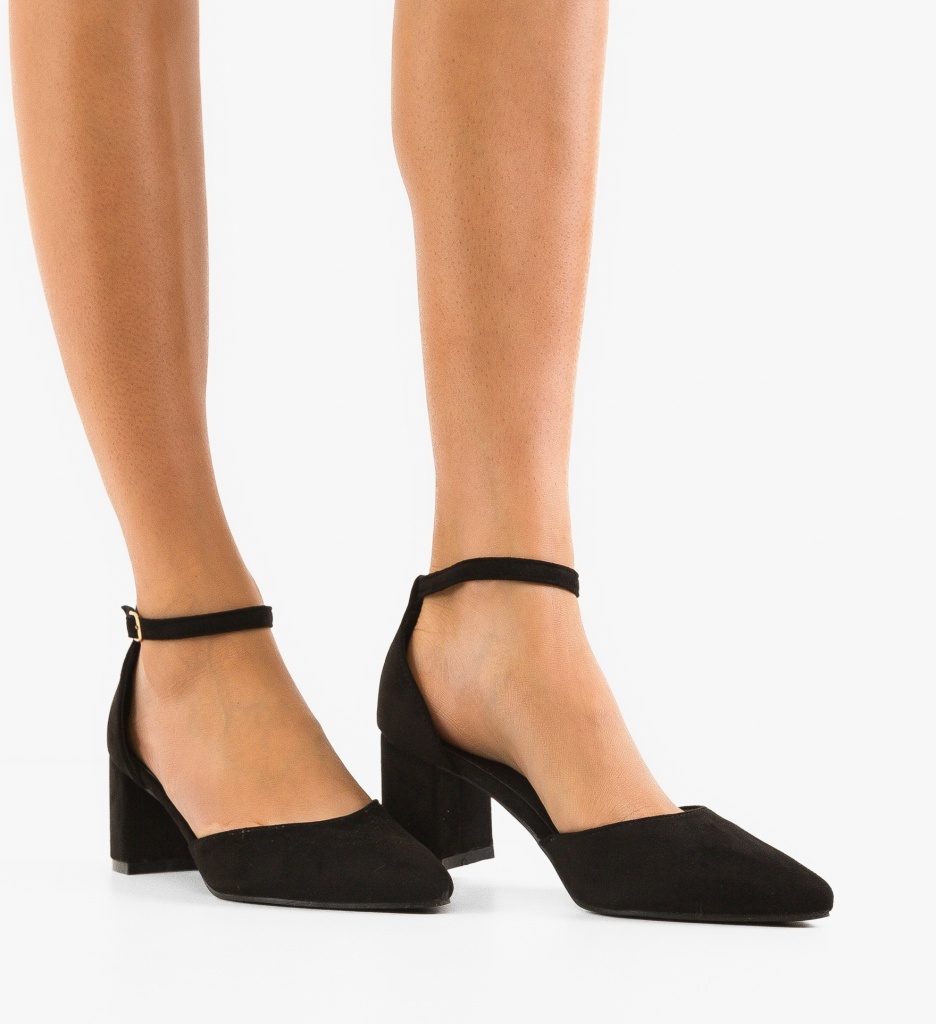Pantofi Dama Lyleyo Negri Eleganți - imagine 7