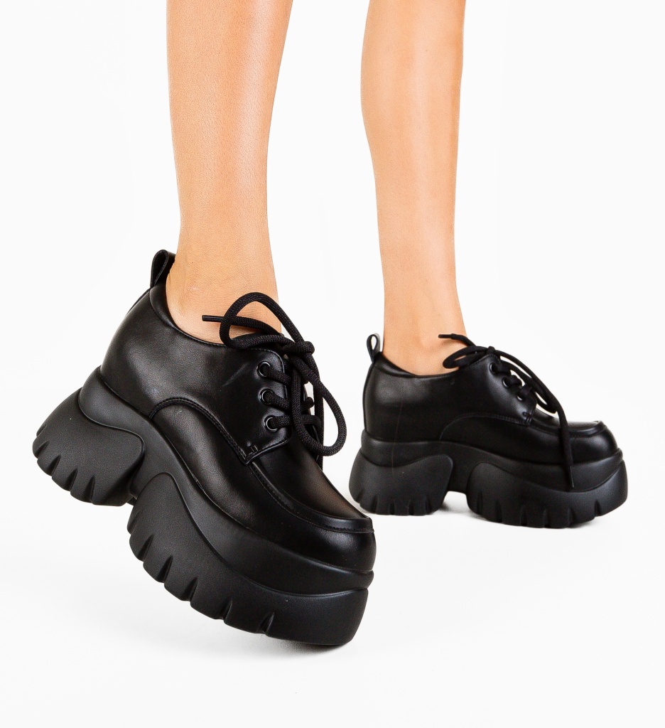 Pantofi Casual Sajna Negri | Confort și Stil