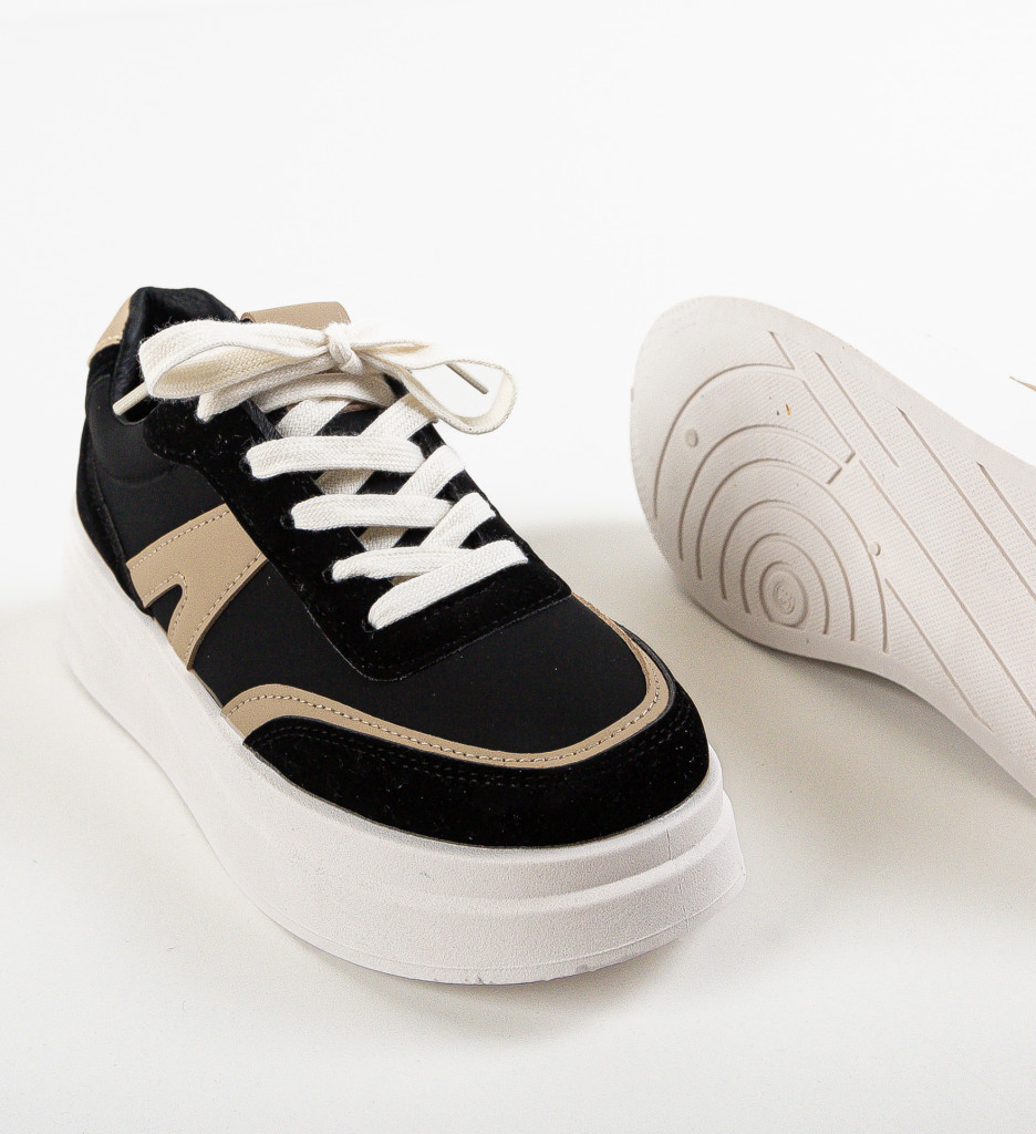 Sneakers Passya Negri | Confort și Stil Urban - imagine 4