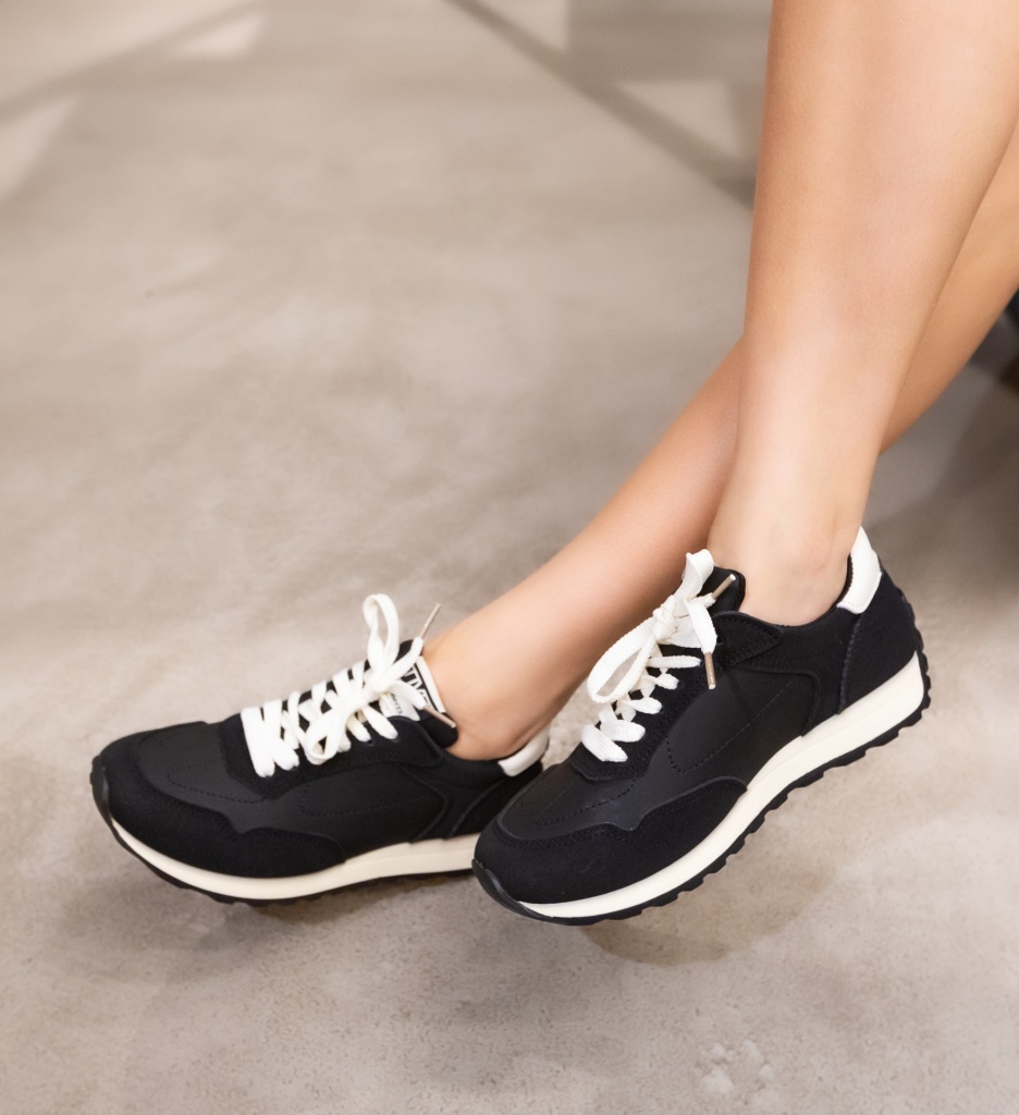 Sneakers Myga Negri | Confort și Stil Urban - imagine 2