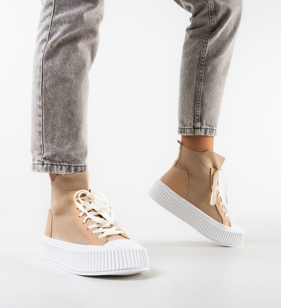 Pantofi Sport Dama Dork Khaki | Confort si Stil - imagine 4