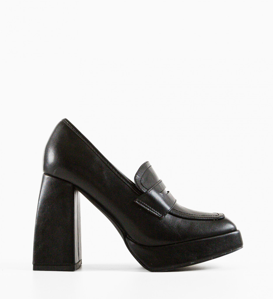 Pantofi Dama Pruit Negri cu Toc Eleganți - imagine 6